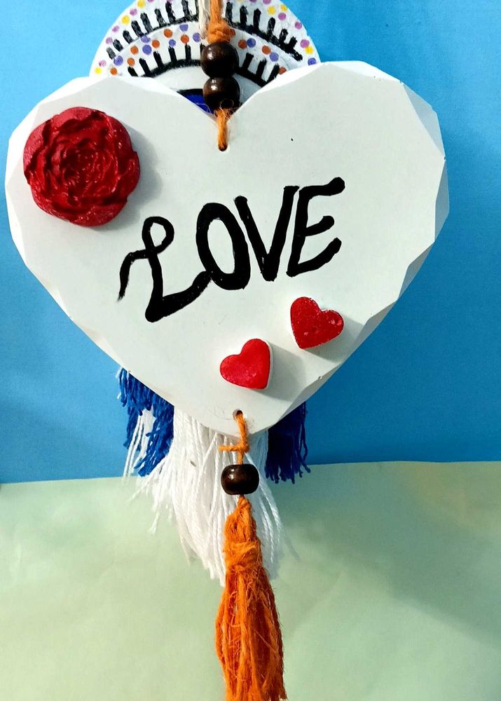 Heart 'Love' Wall Hanging