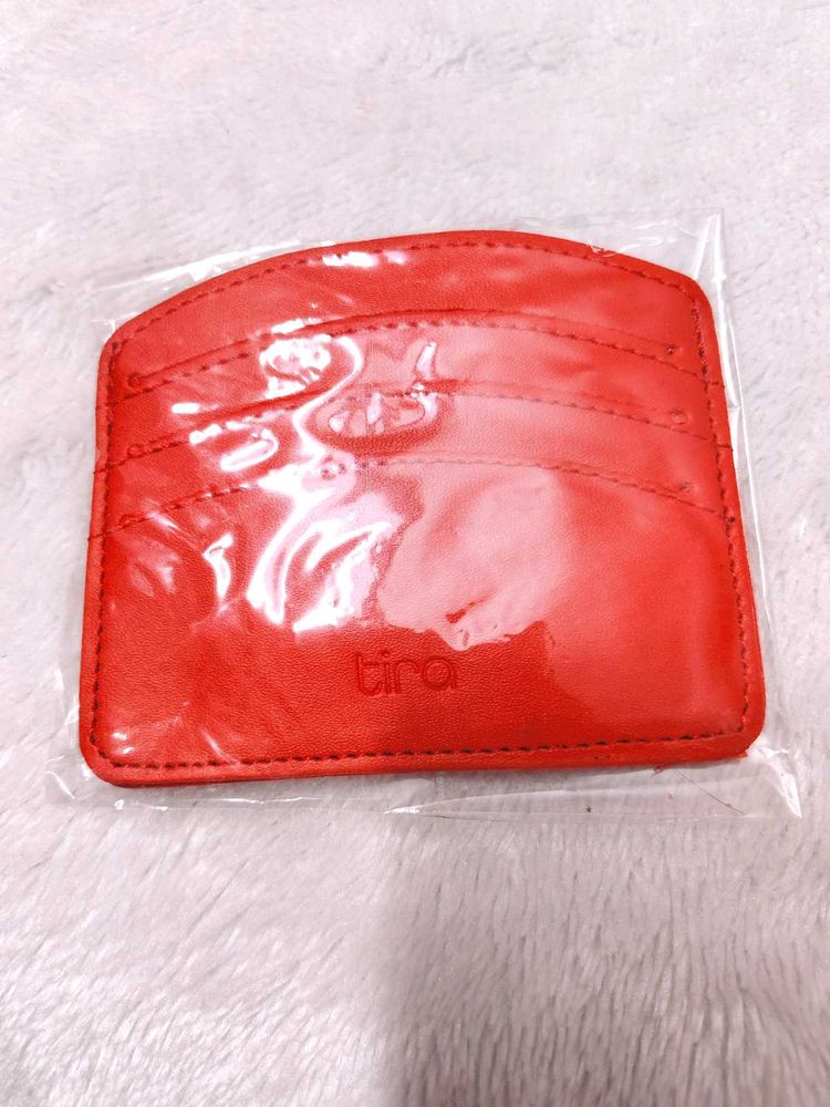 Tira  Protected Leather Slim Credit Card Holder Re