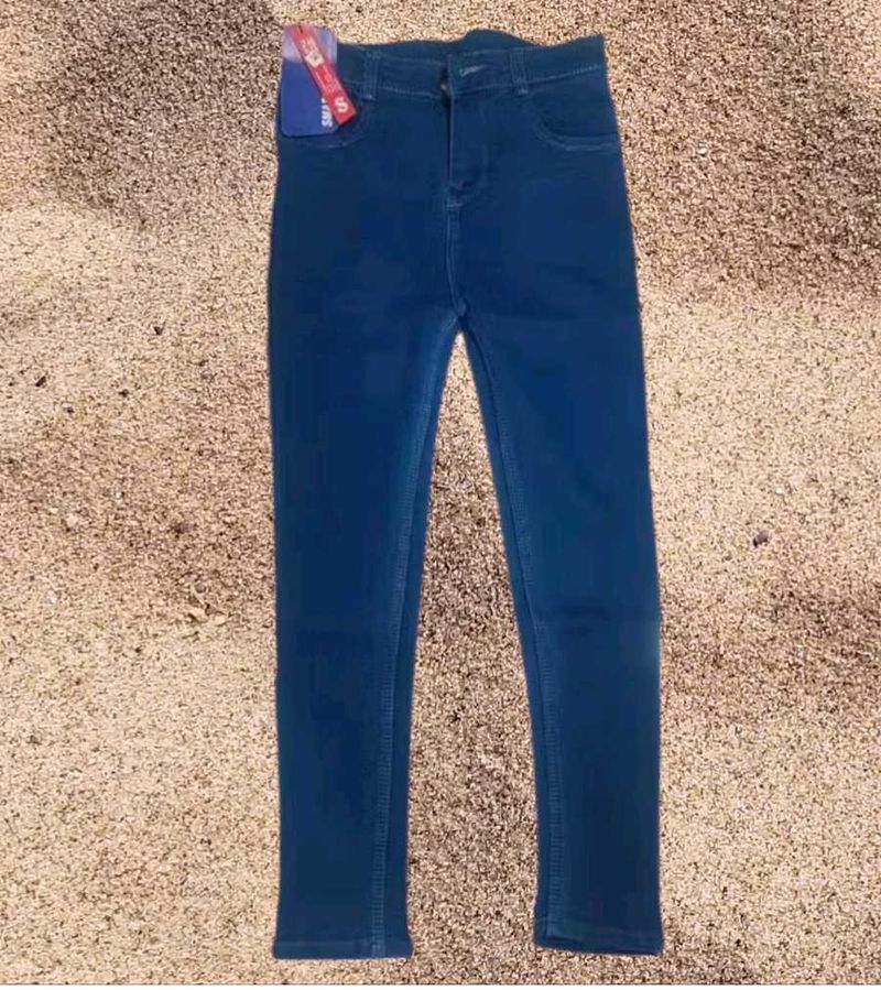 Navy Blue Denim Jeans