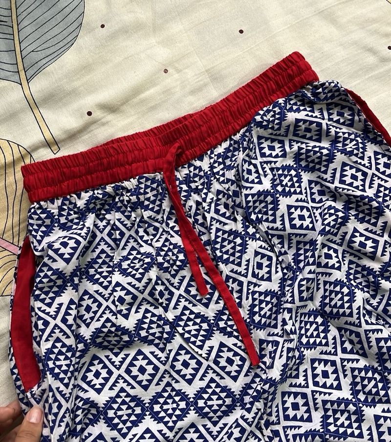 Printed Palazzo Pants