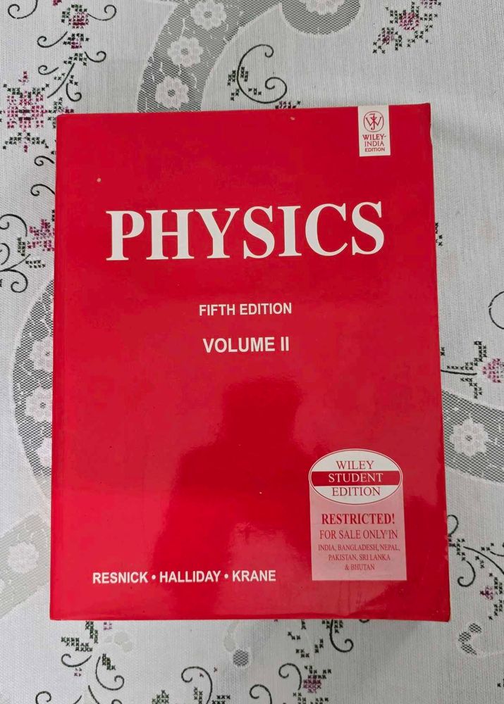 Physics Vol II - Fifth Edition