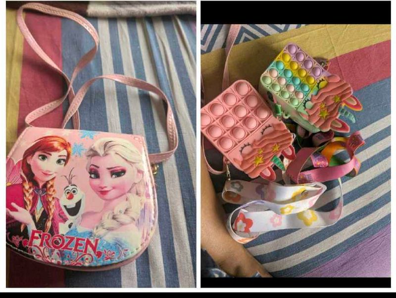 Frozen &amp; Pop-It Purse Combo