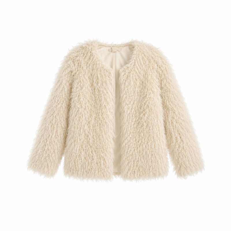 Cream Fur Jacket