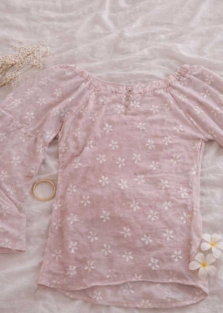 Floral Embroidered Top
