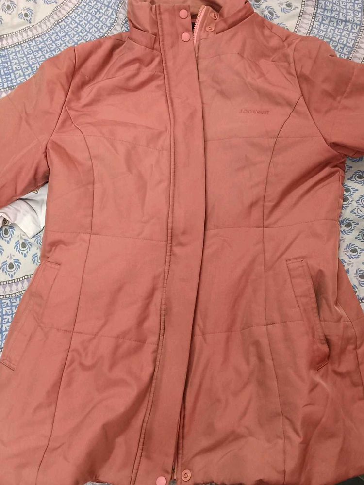 Women's Pink Quilted Jacket