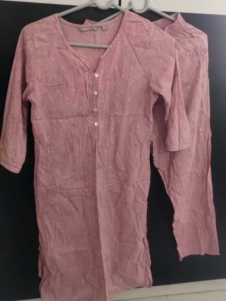 Dusty Rose Kurta Set