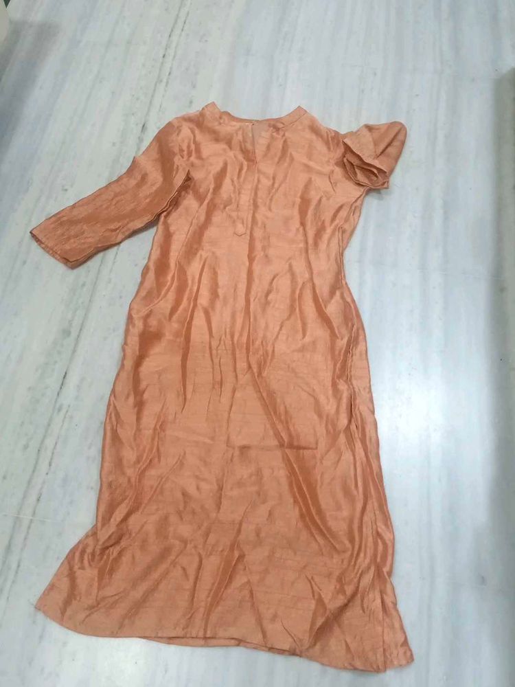 Elegant Peach Kurta