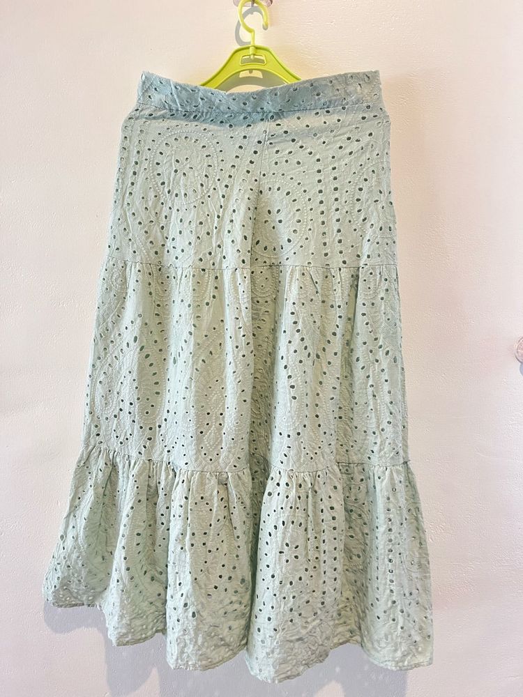 cotton eyelet Pretty Skirt