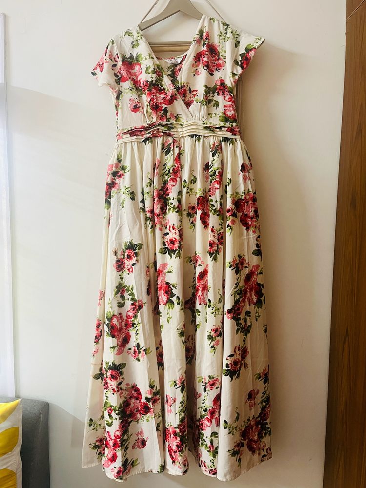 Printed Floral gown