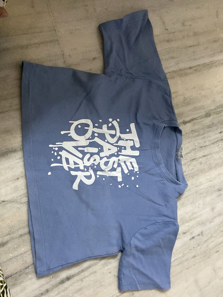 Blue Graphic T-Shirt