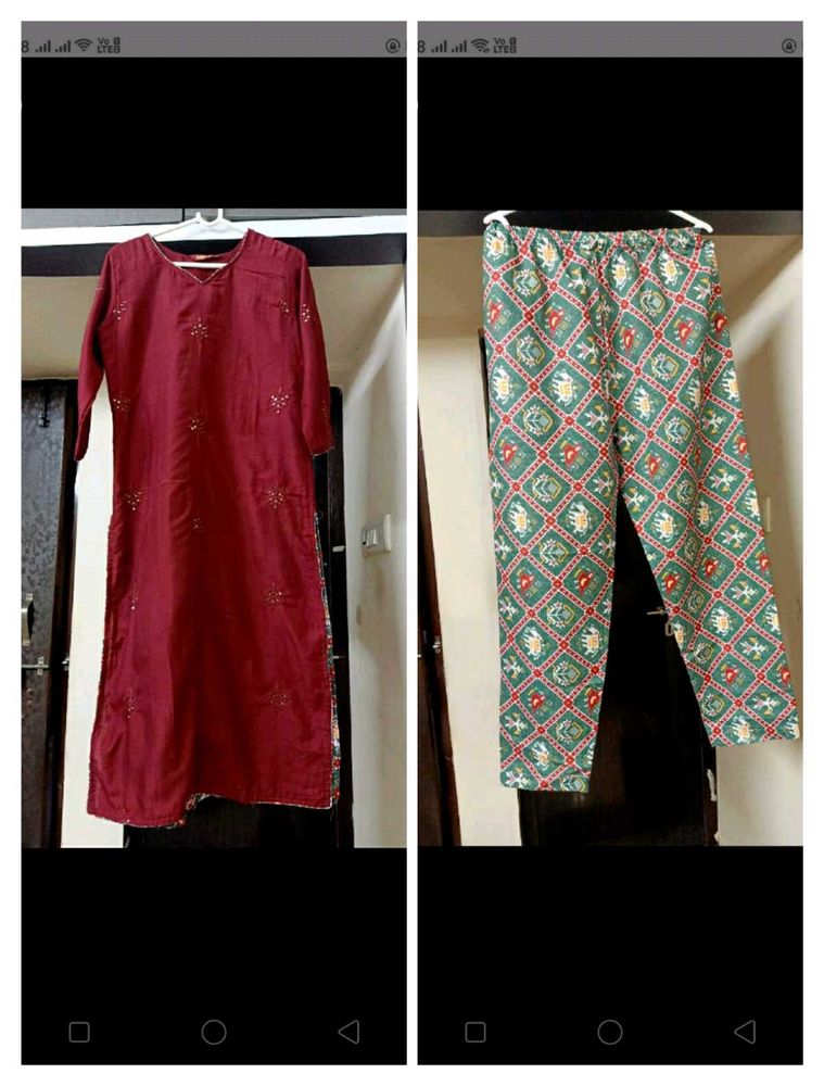 Elegant Kurta &amp;Bottom with dupatta