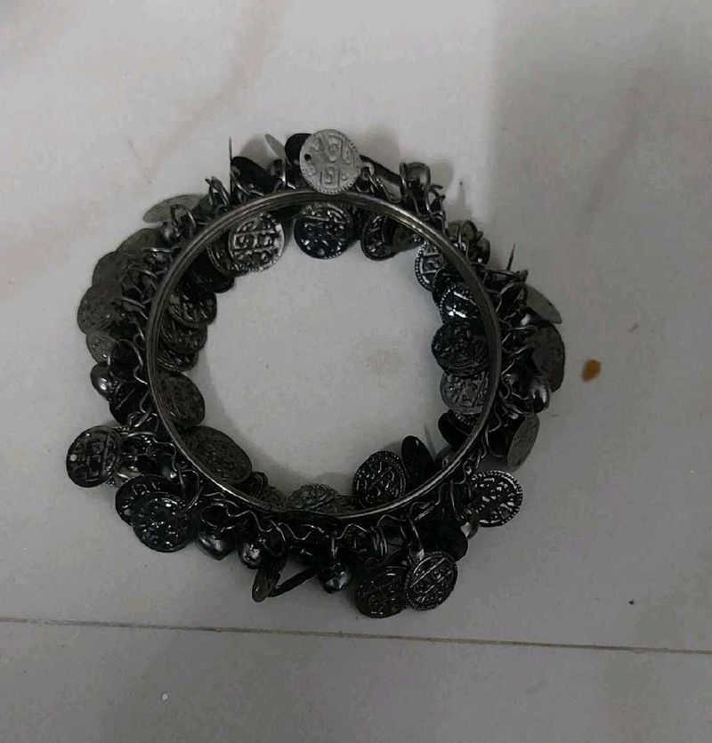 Boho Coin Bangle Bracelet
