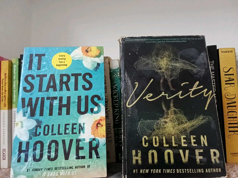Colleen Hoover Books: It Starts With Us &amp; Verity