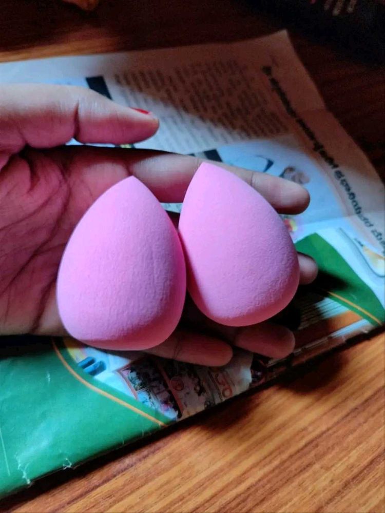 Pink Makeup Sponges - Set of 2