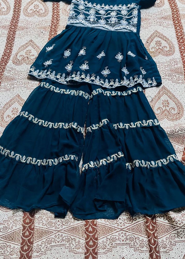 sharara frock  Set