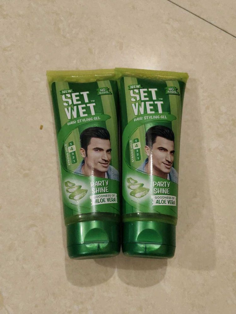 Set Wet Hair Styling Gel – Party Shine with Aloe V