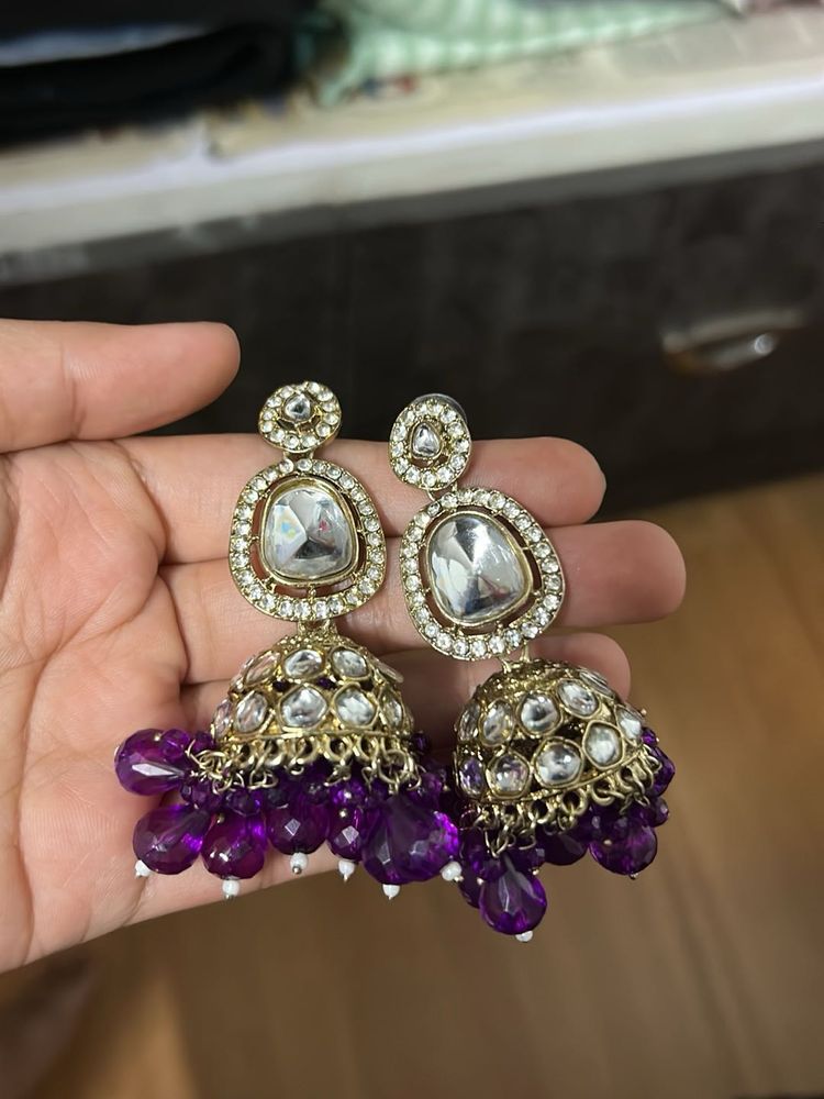 Stunning Ethnic Jhumka Earrings