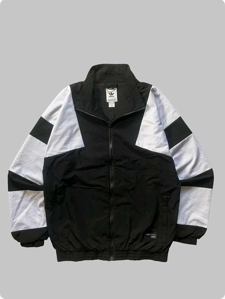 Adidas Black &amp; White Track Jacket