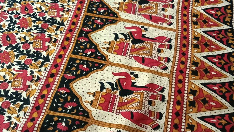 Rajasthani print short kurti