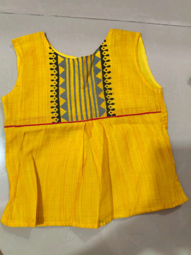 Yellow Ethnic jacket