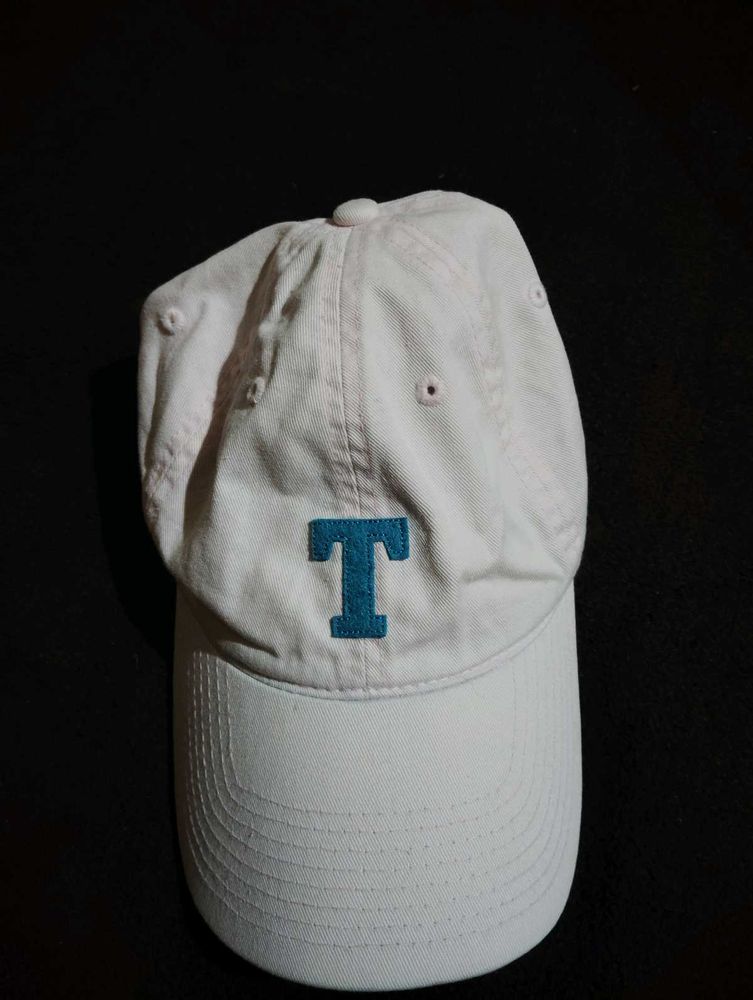White 'T' Cap