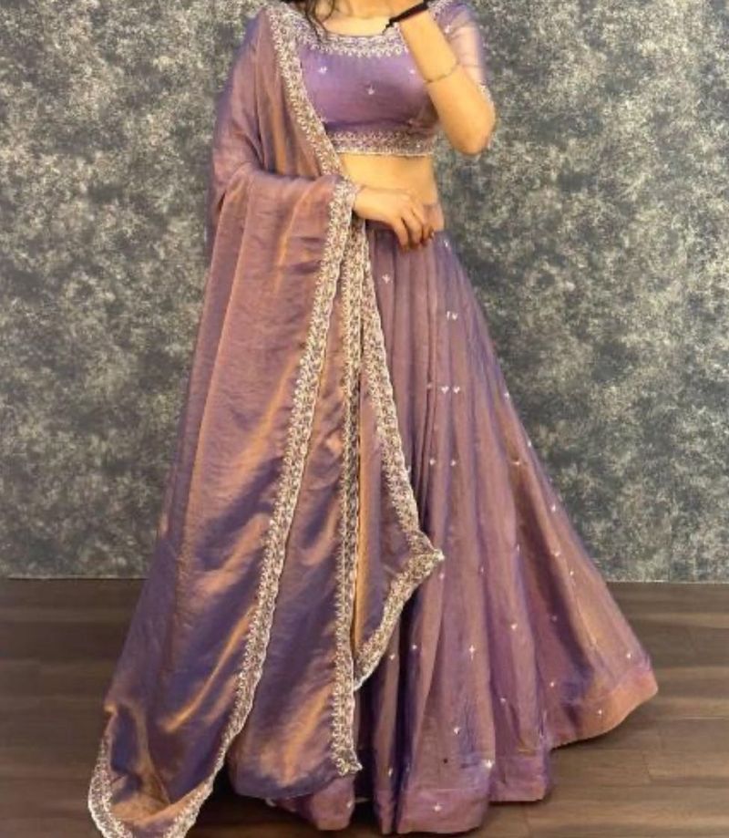 Designer Lavender Lehenga Choli