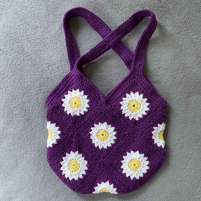 Crochet German Square Handbeg