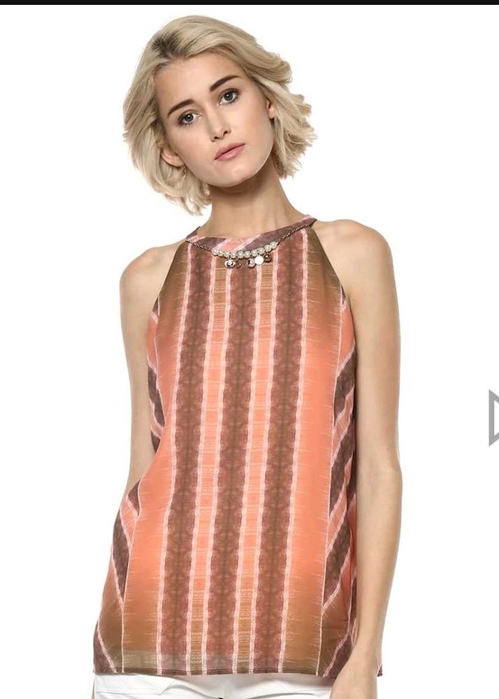 Striped Halter Tank