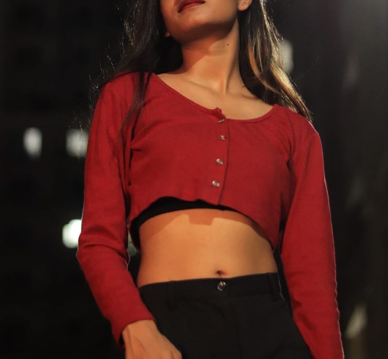 Red Crop Top