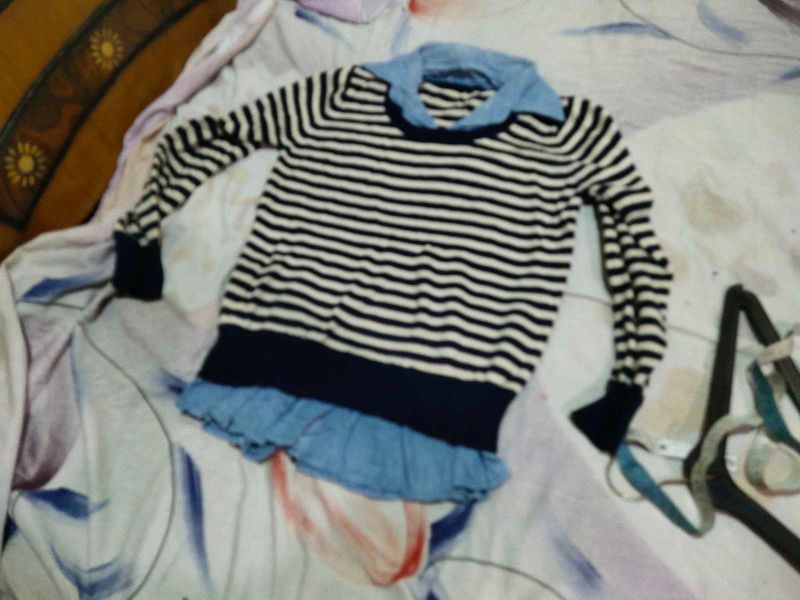 Striped Layered Sweater