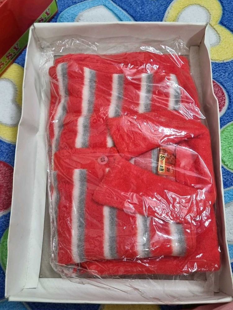 Red Baby Clothes Set