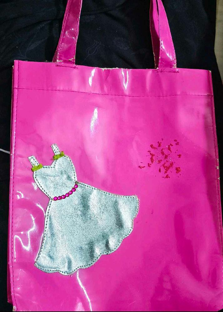 Pink Tote Bag