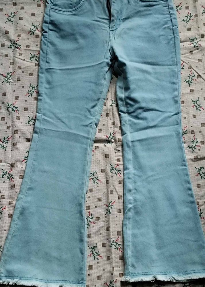 Light Blue Flared Jeans