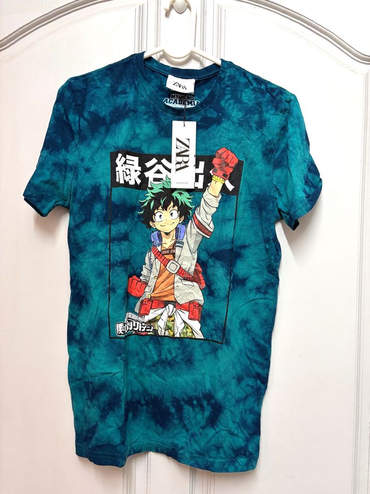 Zara My Hero Academia Tie-Dye Tee