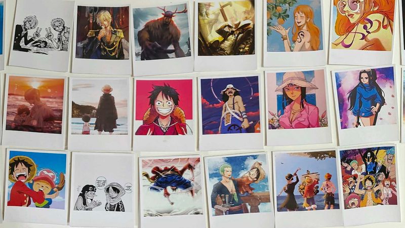 Set of 24 One piece Polaroids