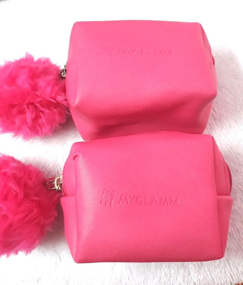 Myglamm Pom Pink pouch Combo