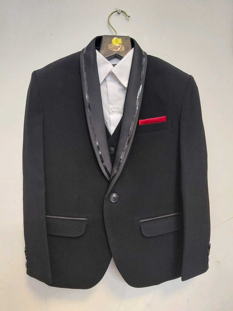 Boy's Black Suit Set