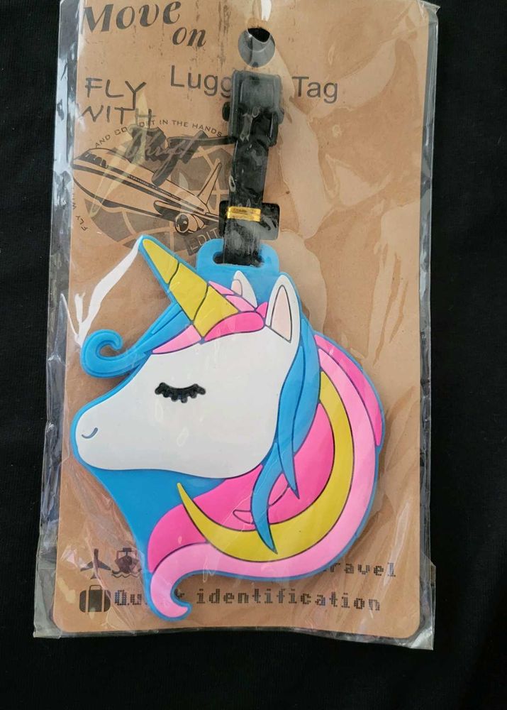 Unicorn Luggage Tag