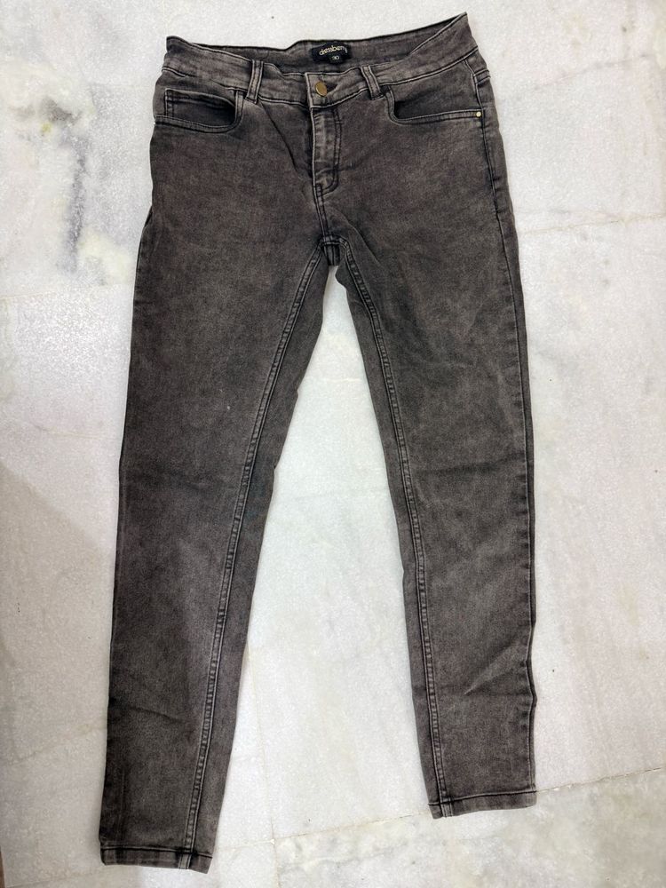 Washed Black Skinny Jeans