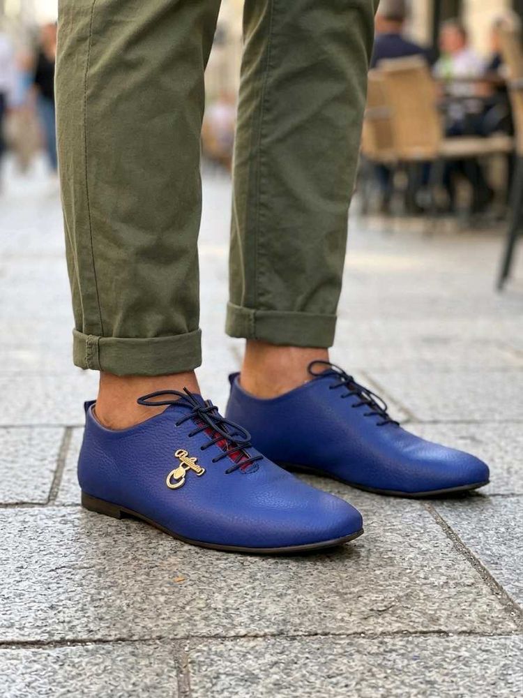 Stylish Blue Men's Shoes