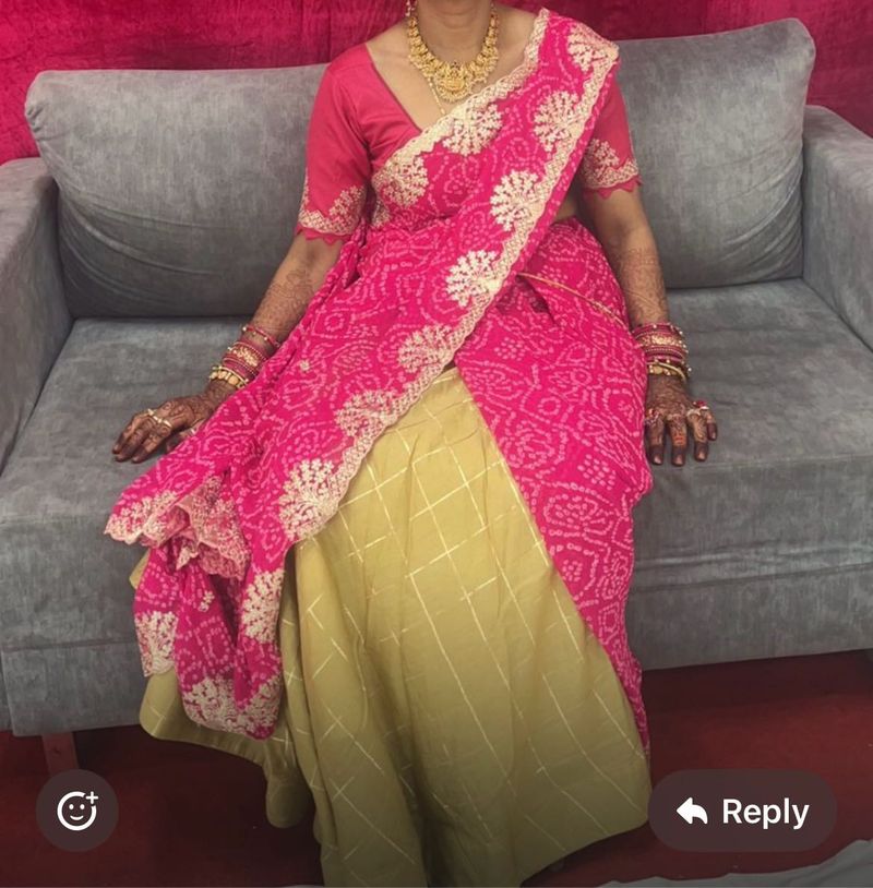GOLDEN ETHNIC SKIRT