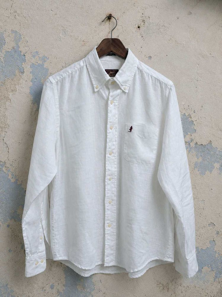 Authentic Marlboro 100% Linen Shirt