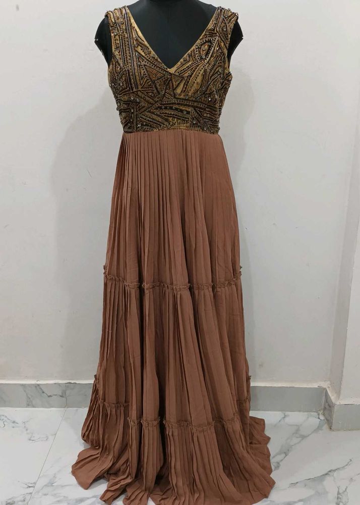 heavy gown...