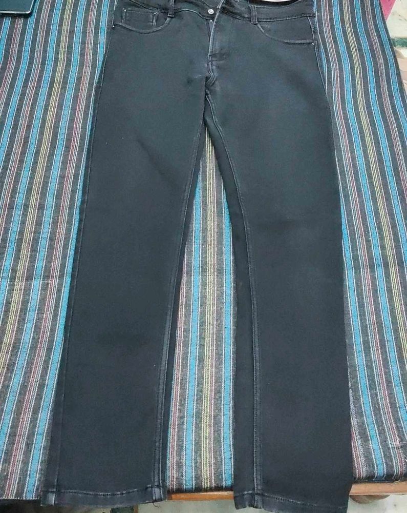 Classic Black Denim Jeans