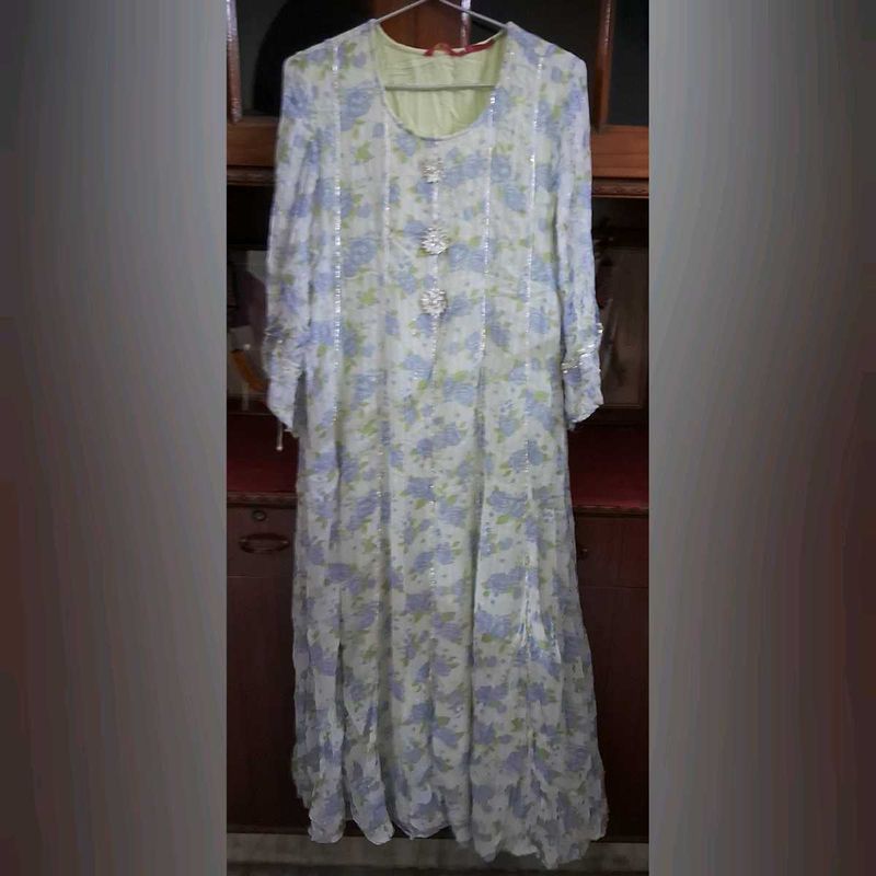Beautiful Floral Print Kurta