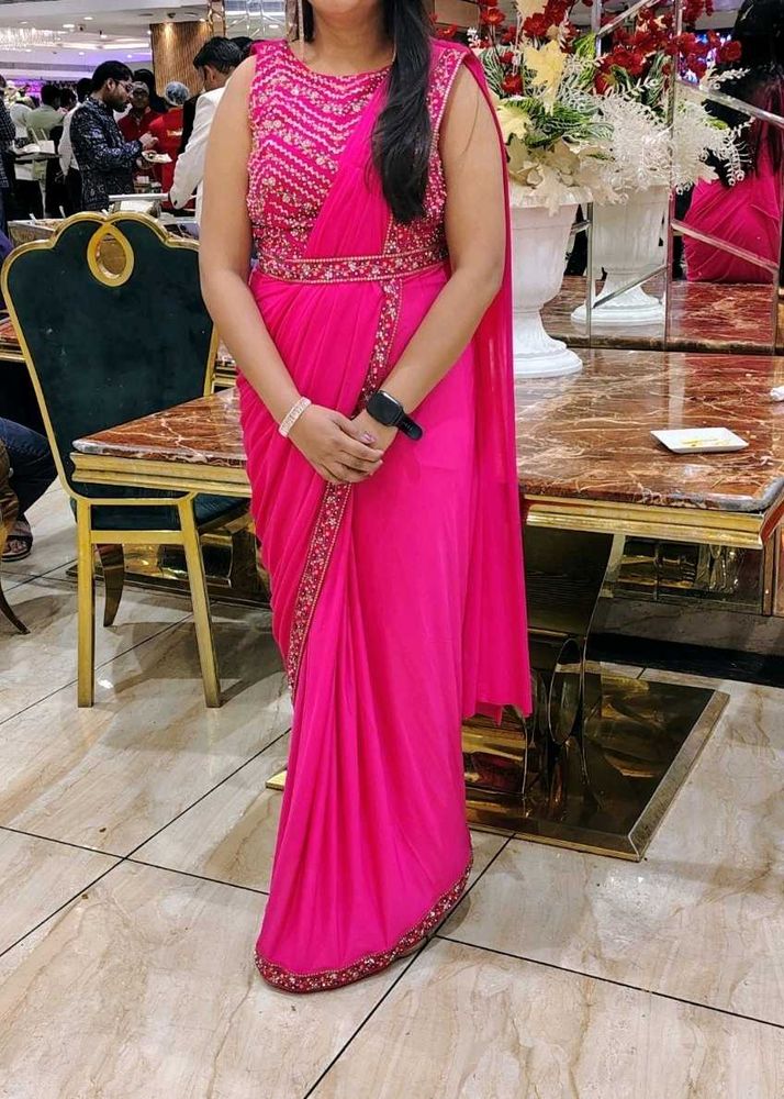 Final price🩷 Ready to wear saree dress