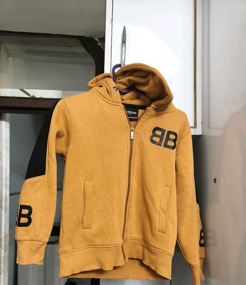 Balenciaga Kids' Zip-Up Hoodie