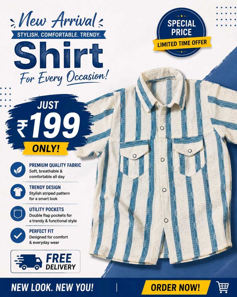 Stylish Striped women's Shirt