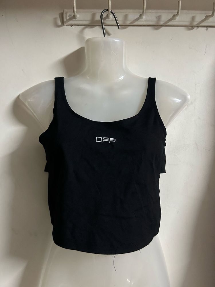Black Crop Top