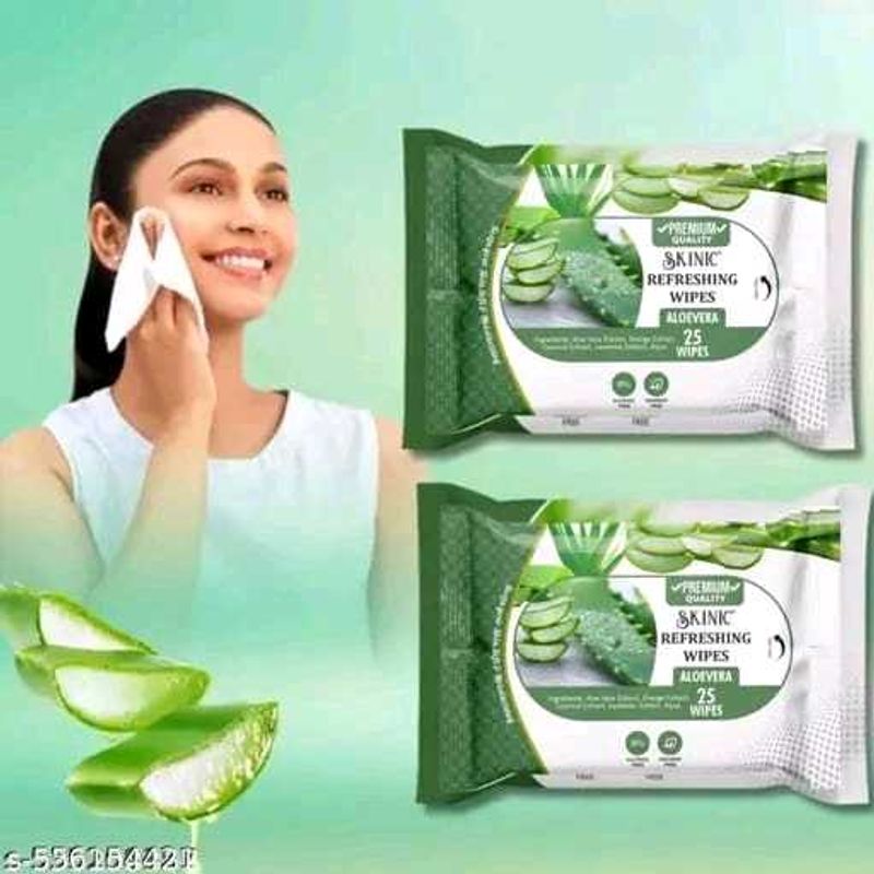 Skinic Refreshing Aloe Vera Wipes